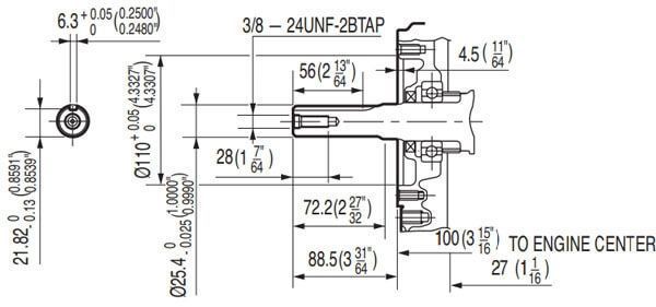 Двигун бензиновий Loncin G 390 F (I)