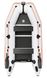 Kolibri KM-300D (Колібрі КМ-300Д) світло-сірий моторний кільовий надувний човен + фанерний пайол