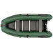 Kolibri KM-360DSL (Колибри КМ-360ДСЛ) зелёная моторная килевая надувная лодка + фанерный пайол