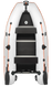 Kolibri KM-360DSL (Колибри КМ-360ДСЛ) светло-серая моторная килевая надувная лодка + фанерный пайол