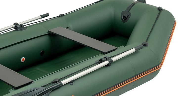 Kolibri KM-330 (Колибри КМ-330) зелёная моторная надувная лодка + слань-книжка