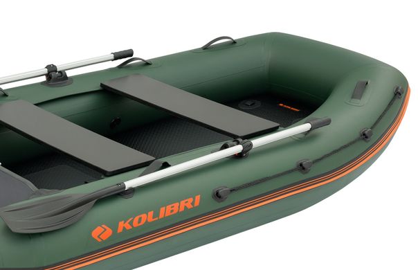 Kolibri KM-270XL (Колібрі КМ-270ХЛ) зелений моторний надувний човен + Air-Deck