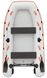 Kolibri KM-300XL (Колибри КМ-300ХЛ) светло-серая моторная надувная лодка + Air-Deck