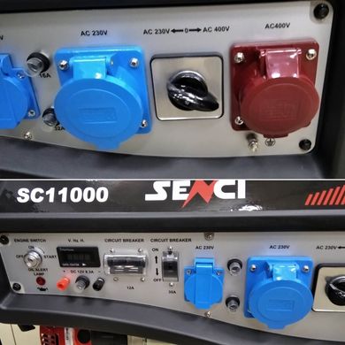 Генератор бензиновий універсальний Senci SC 11000