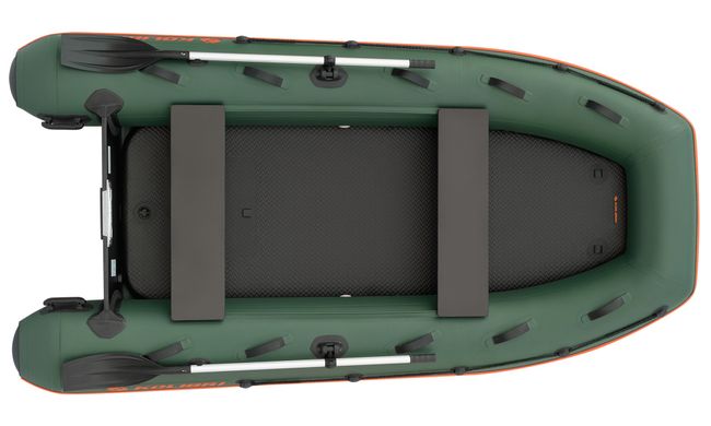 Kolibri KM-330XL (Колибри КМ-330ХЛ) зелёная моторная надувная лодка + Air-Deck