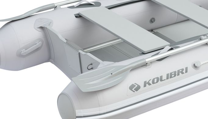 Kolibri KM-270DXL (Колібрі КМ-270ДХЛ) моторний кільовий надувний човен + Air-Deck