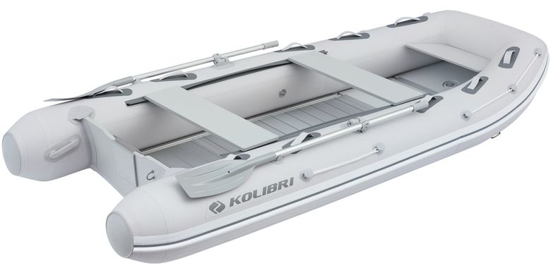 Kolibri KM-360DXL (Колібрі КМ-360ДХЛ) моторний кільовий надувний човен + Air-Deck