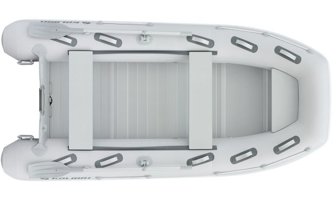 Kolibri KM-360DXL (Колібрі КМ-360ДХЛ) моторний кільовий надувний човен + алюмінієвий пайол