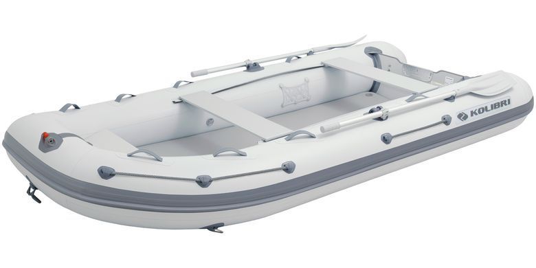 Kolibri KM-360DXL (Колібрі КМ-360ДХЛ) моторний кільовий надувний човен + алюмінієвий пайол