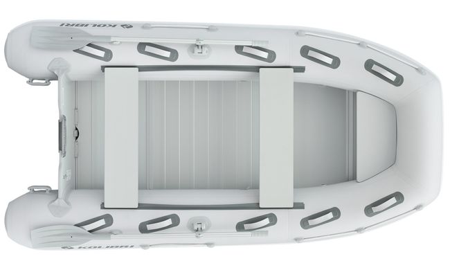 Kolibri KM-330DXL (Колибри КМ-330ДХЛ) моторная килевая надувная лодка + алюминиевый пайол