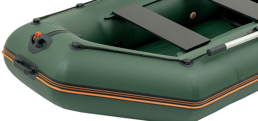 Kolibri KM-245 (Колибри КМ-245) зелёная моторная надувная лодка, без настила