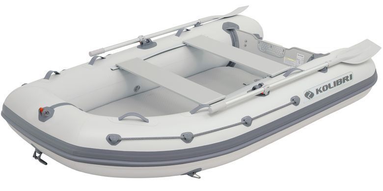 Kolibri KM-270DXL (Колібрі КМ-270ДХЛ) моторний кільовий надувний човен + алюмінієвий пайол